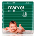 Marvel Baby Diapers (m) 16pcs