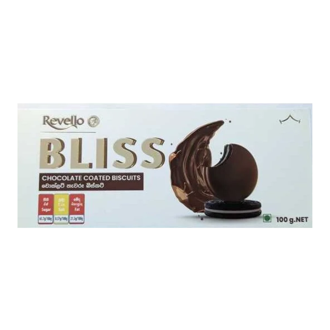 Revello Bliss Chocolate Coated Biscuits 100g